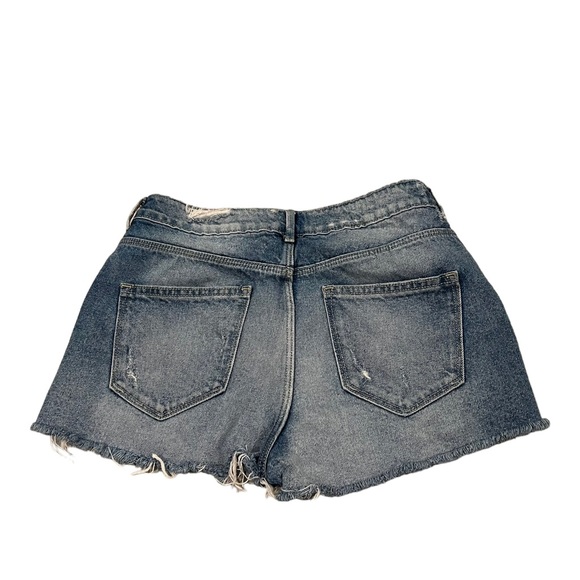 H&M X Coachella Distressed Tribal Fringe Shorts - Picture 9 of 12